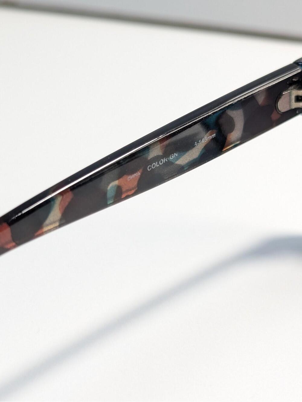 Elle WEL61SG14 Sunglasses Blue Frames Oversize Circular Beautiful Chic Style Y2k - Picture 9 of 11